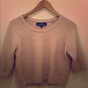 Sam Edelman cropped wool statement sweater